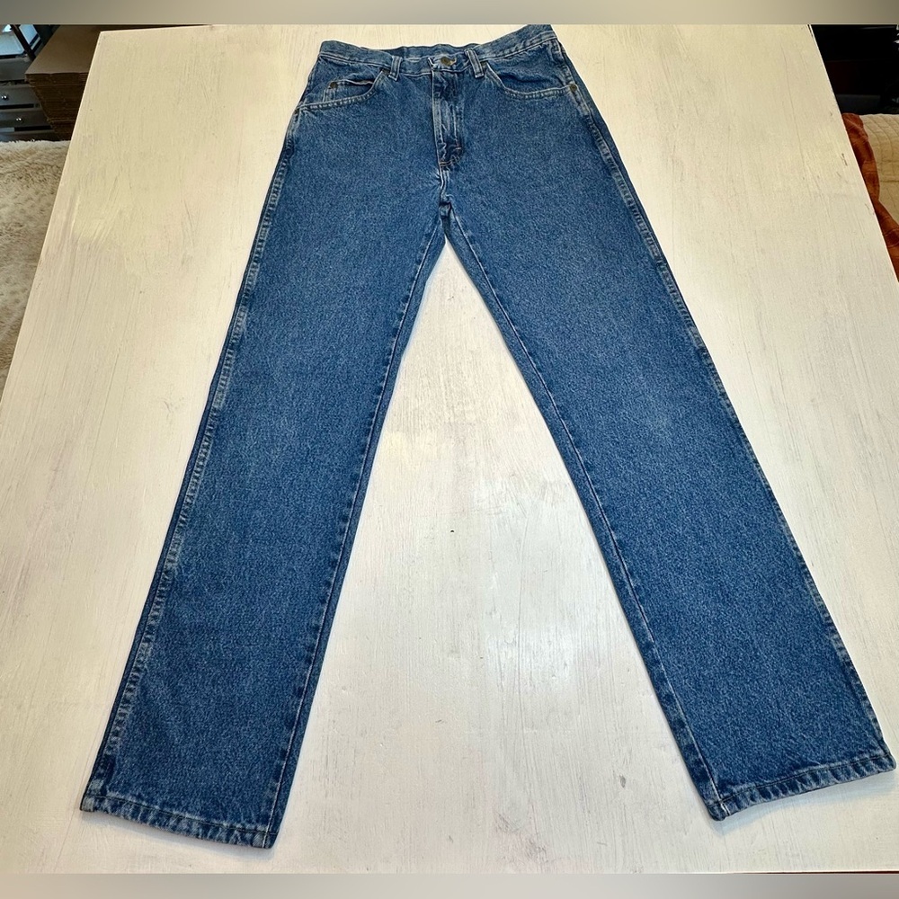Vintage Wrangler 96501DS Jeans 33x32 Mid Rise Straight Leg Western Denim